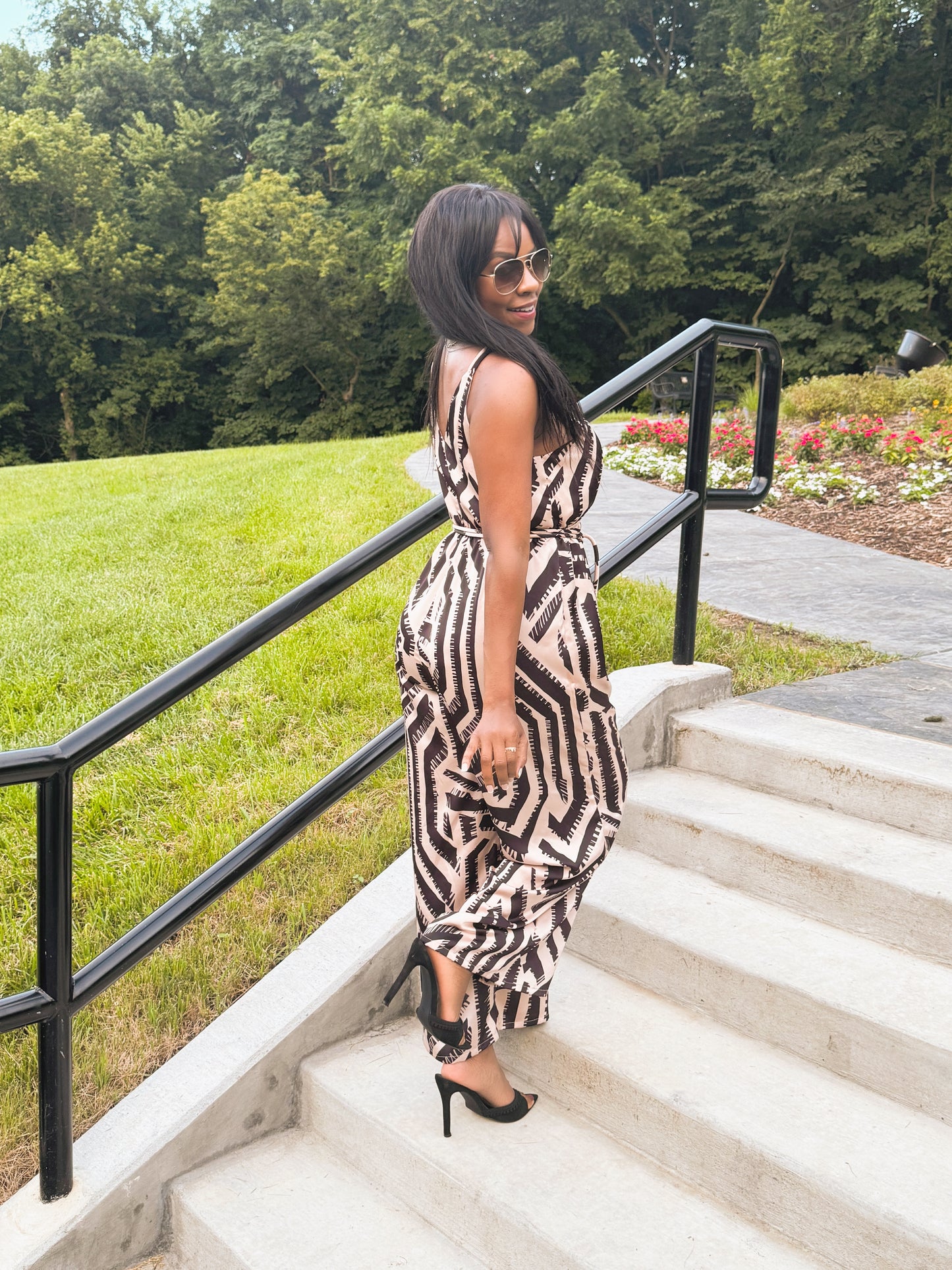 Zahara Geo Jumpsuit