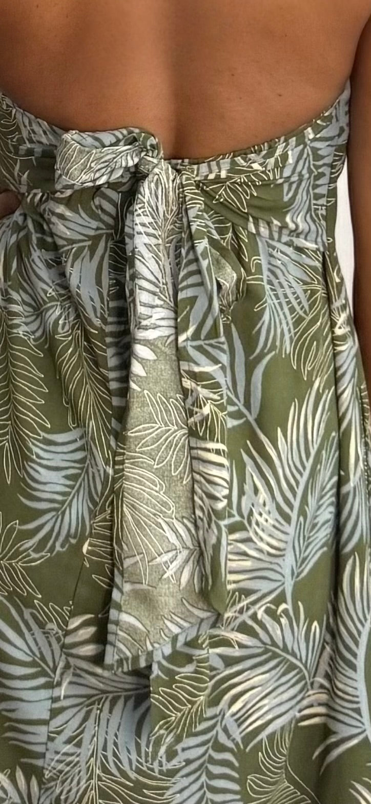 Paradise Breeze Strapless Maxi Dress