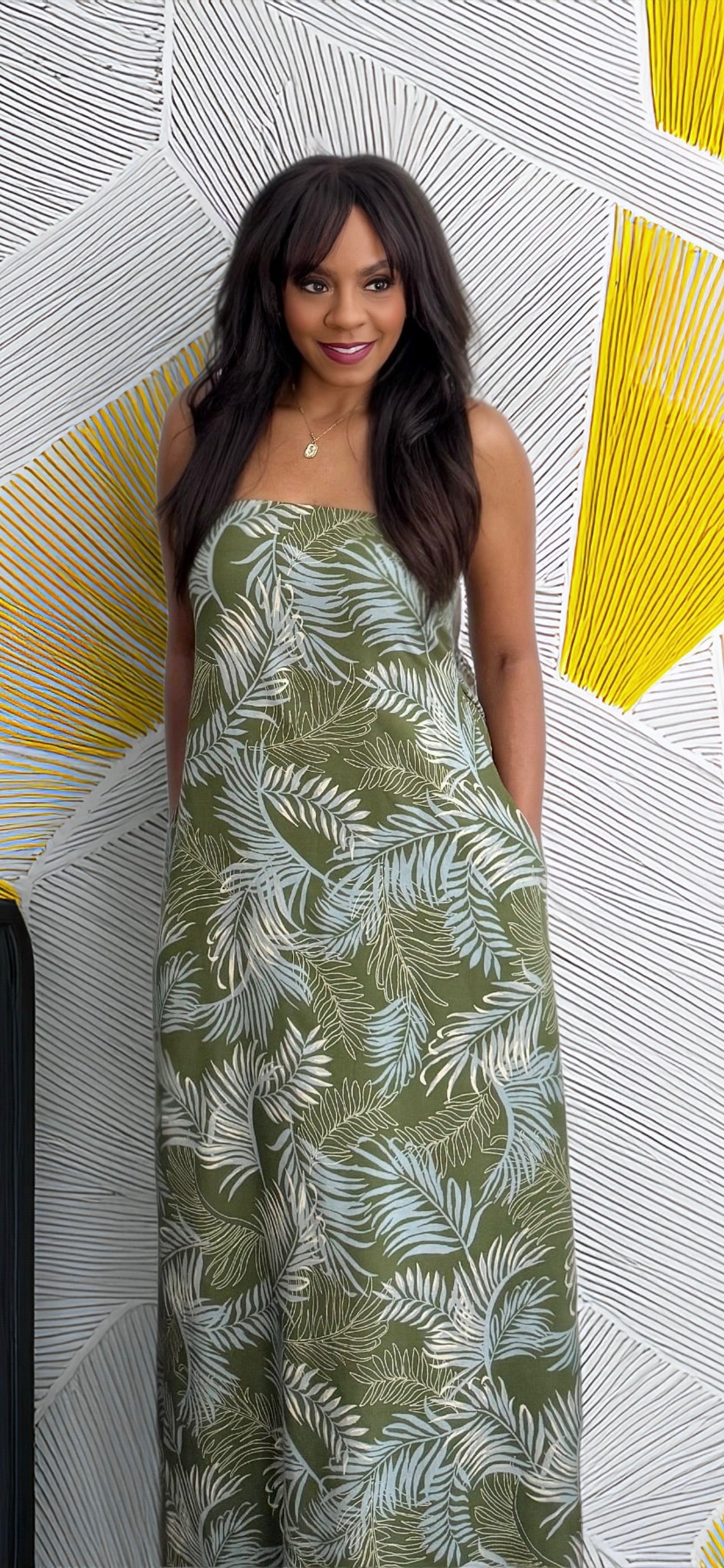 Paradise Breeze Strapless Maxi Dress