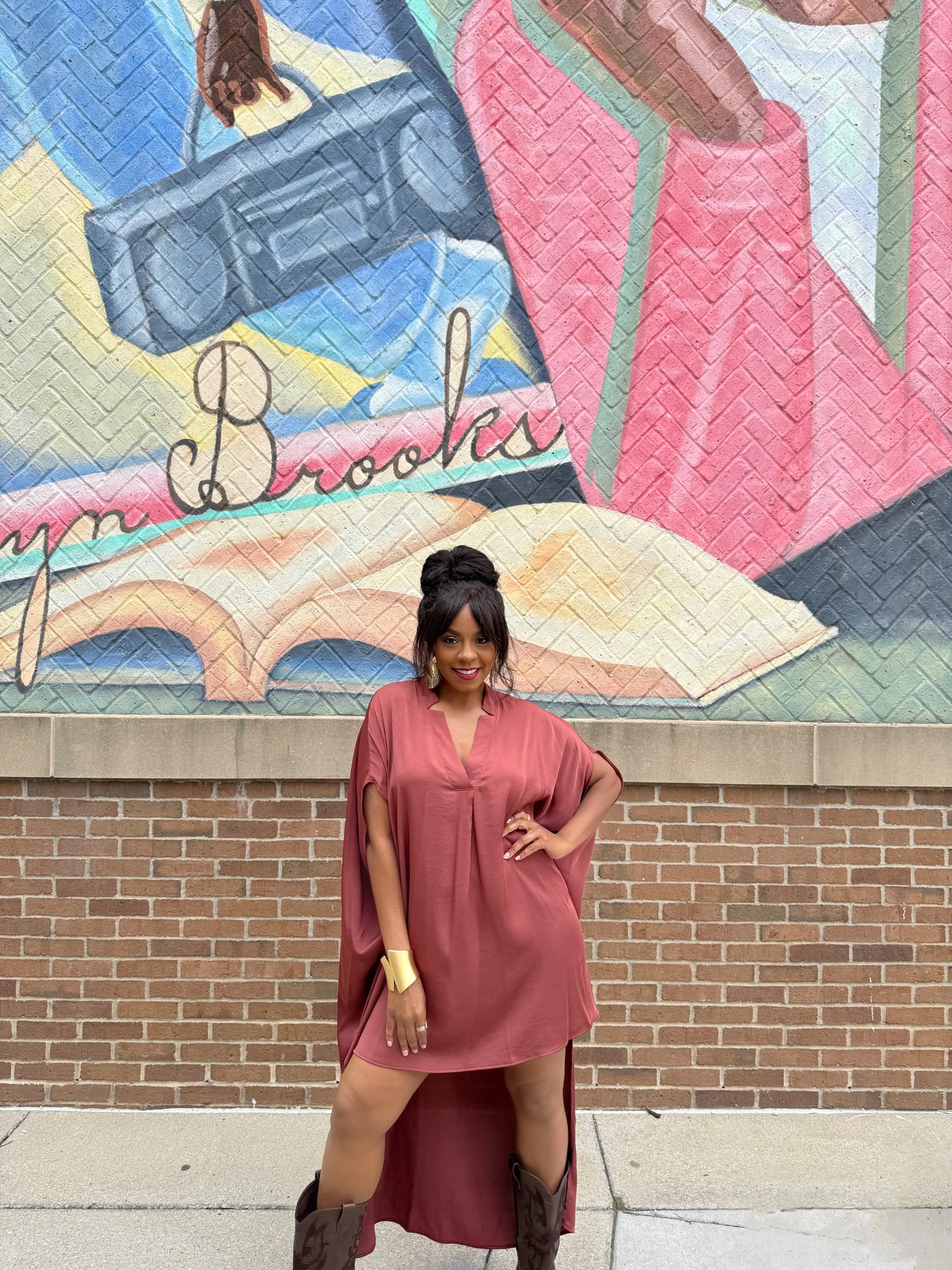 Cocoa Sway Caftan Dress