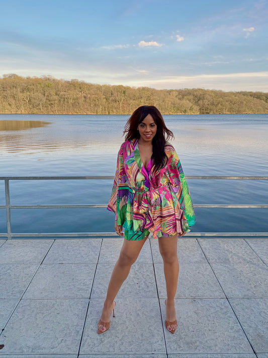 Luxurious Breeze two-piece short set