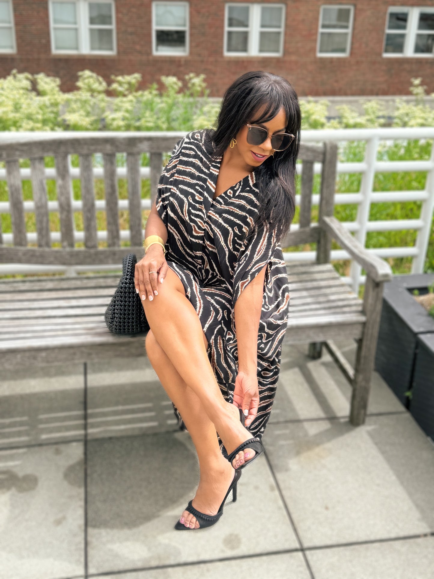 Untamed Glamour: Tiger Caftan